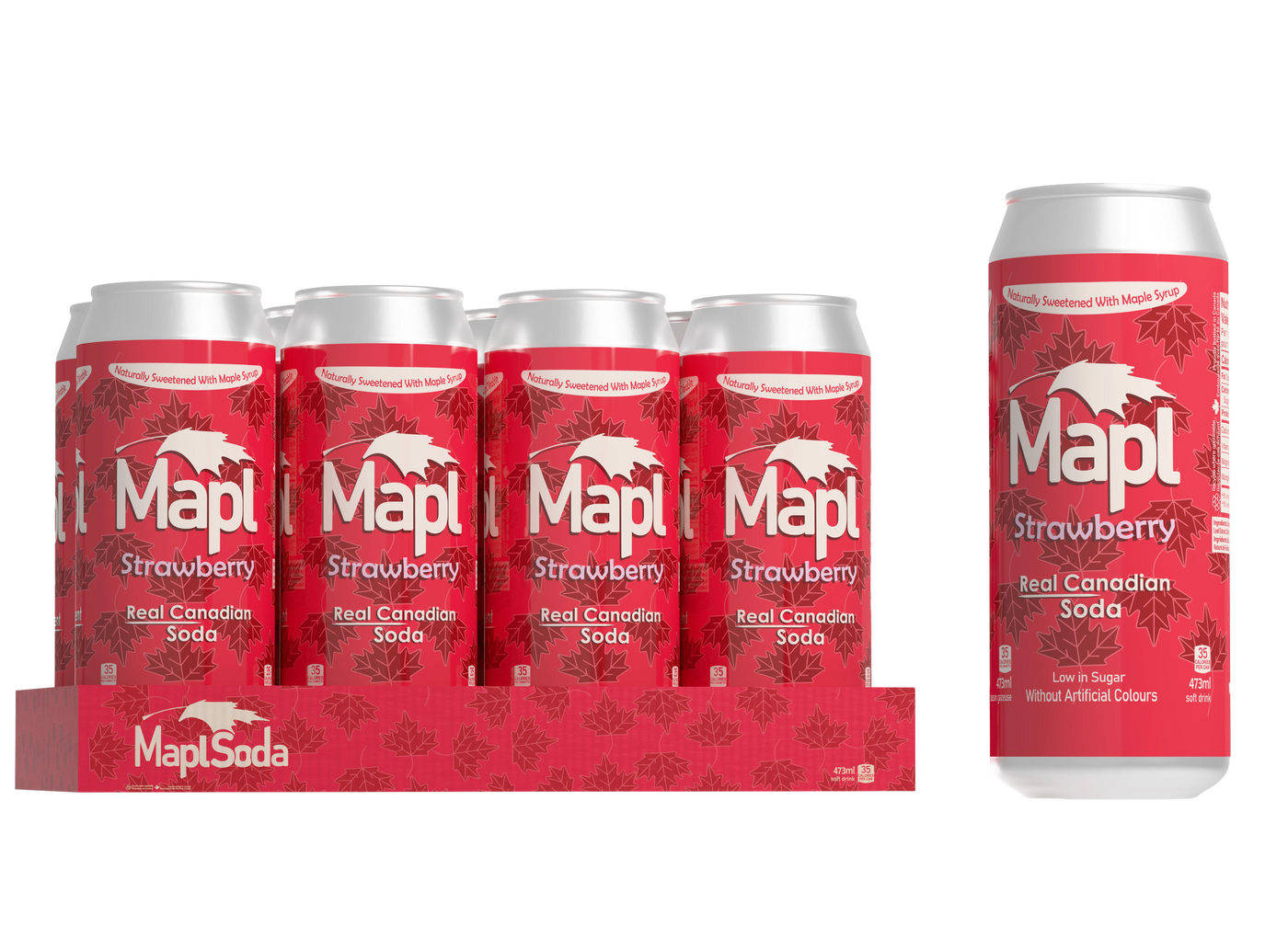 Mapl Strawberry - Mapl Soda